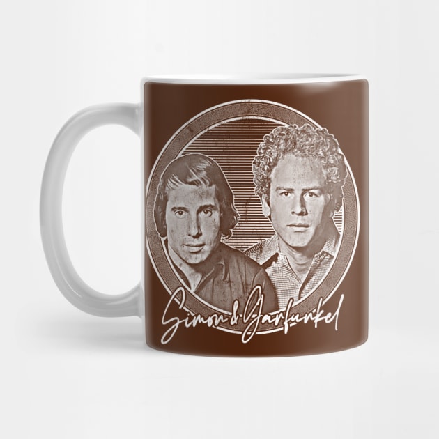 Simon & Garfunkel // Retro Style Fan Design by DankFutura